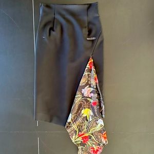 OFF-WHITE c/o VIRGIL ABLOH black pencil skirt